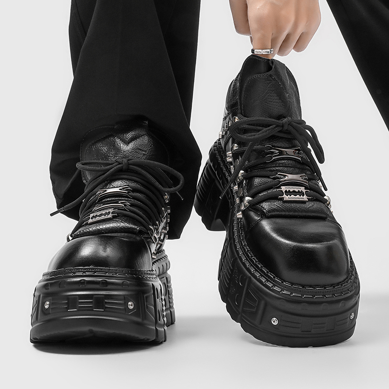 Men'S Shoes With Height Increase - Nouvelles chaussures à plateforme gothiques punk