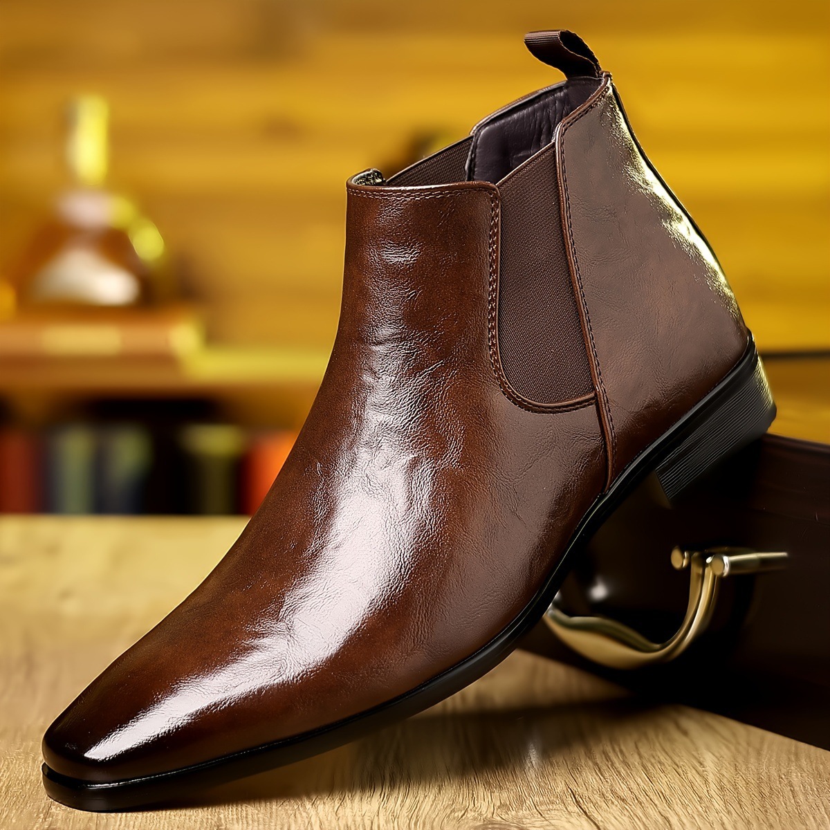 Men'S Shoes Hey Dude - Bottines Chelsea en cuir, bottines confortables