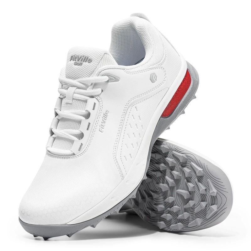 Men'S Shoes Water Resistant - Chaussures de golf pour hommes FitVille,