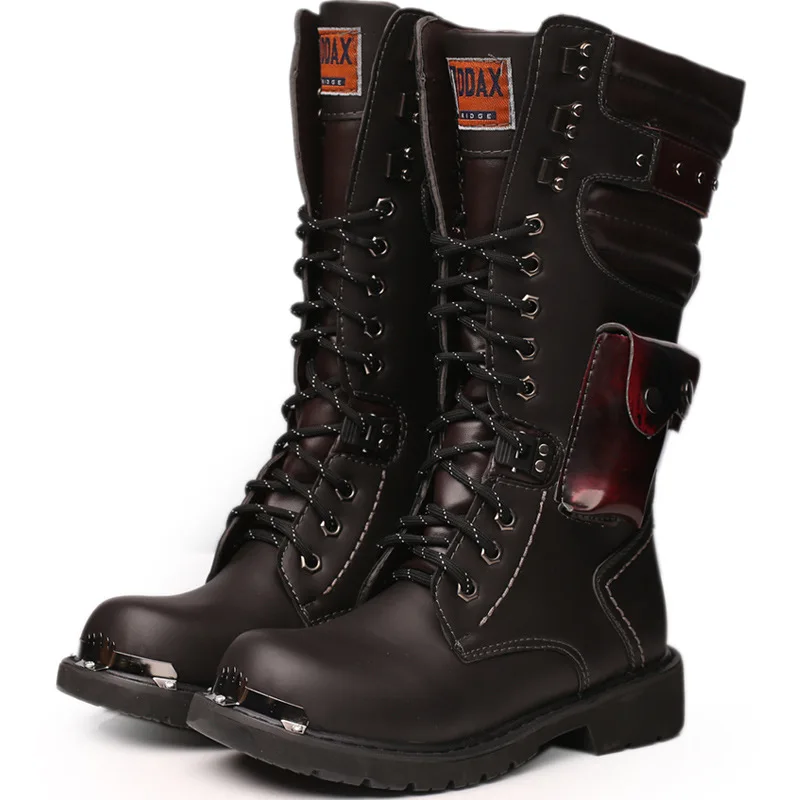 Men'S Shoes Hoka Sale - Hommes genou haute bottes en cuir